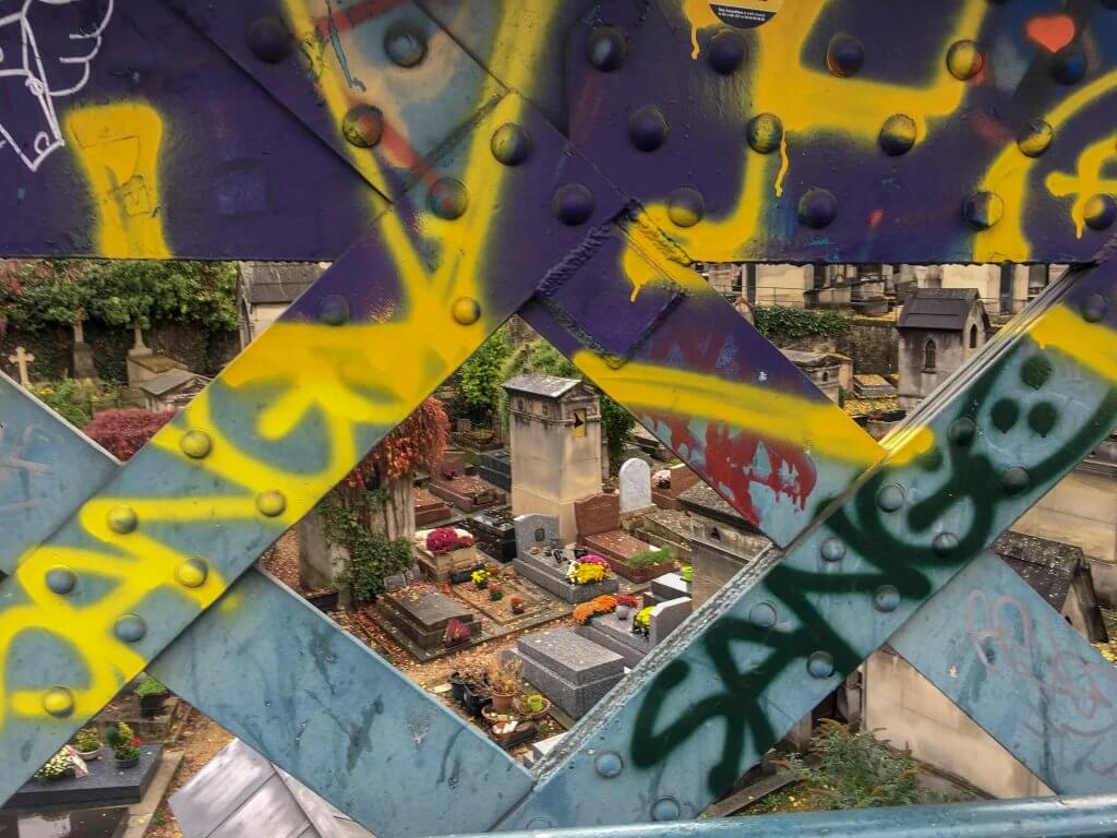 Montmartre Cemetery Graffiti