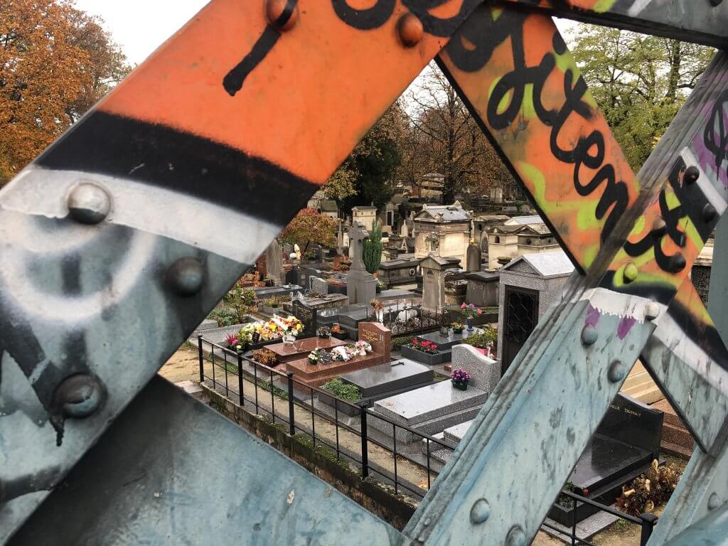 Montmartre Cemetery Graffiti 