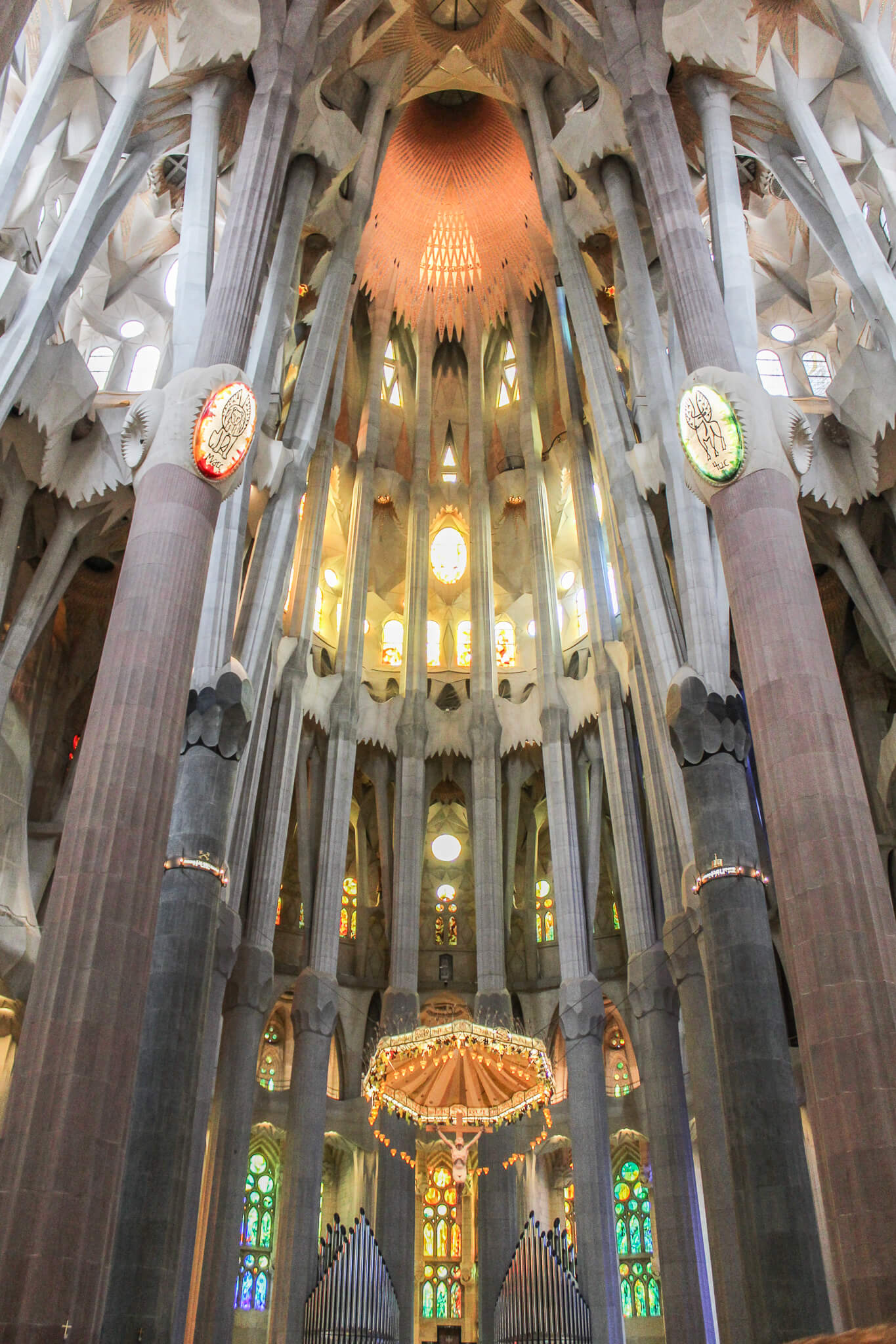 Best Things to Do in Barcelona - Sagrada Familia Interior Columns
