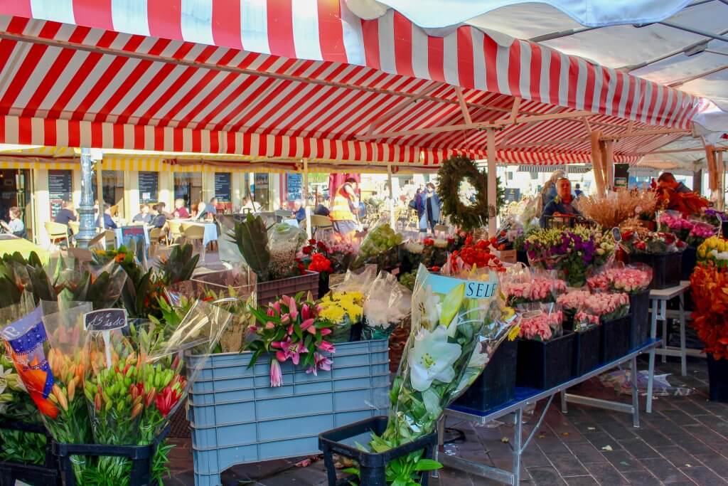 Flower Market in Nice, France